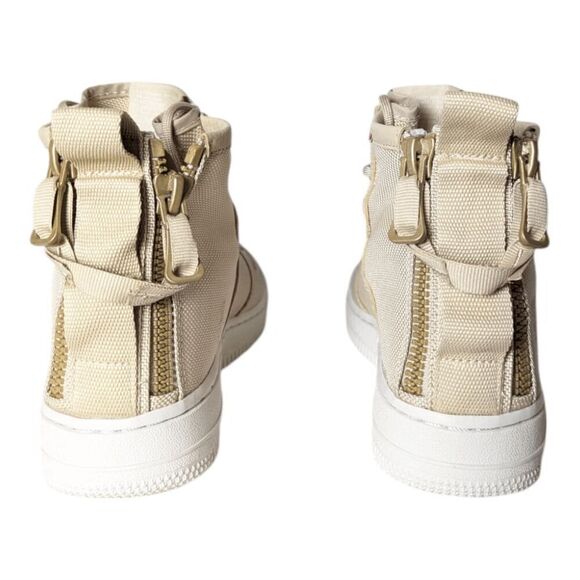 NIKE Air Force 1 Mid "Mushroom" Sneakers Size 5.5Y/W7 - Picture 5 of 9